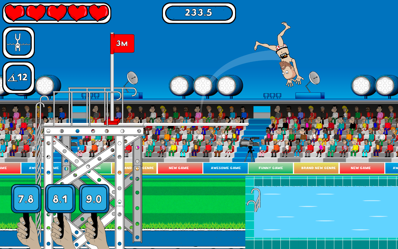 Cartoon sports. - My, Sport, Indie game, Mobile games, Unity, Beta Test, Longpost