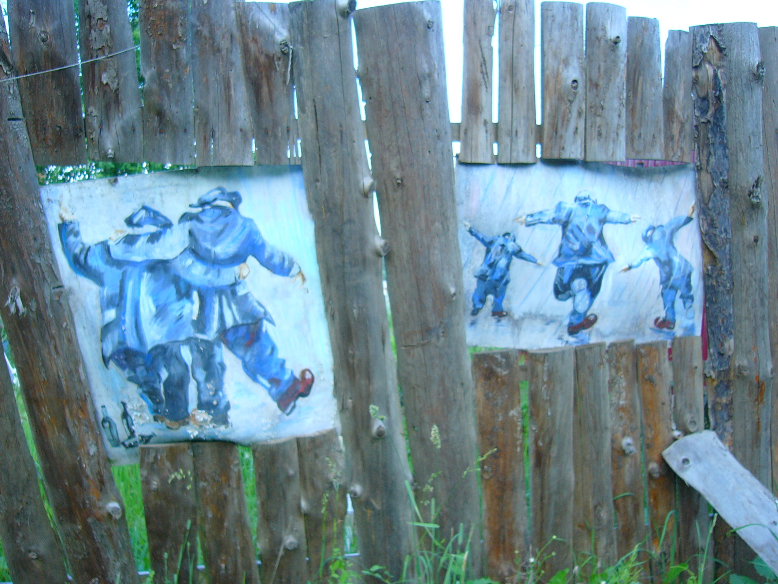 village creativity - Fence, , Autopilot, Humor, Longpost