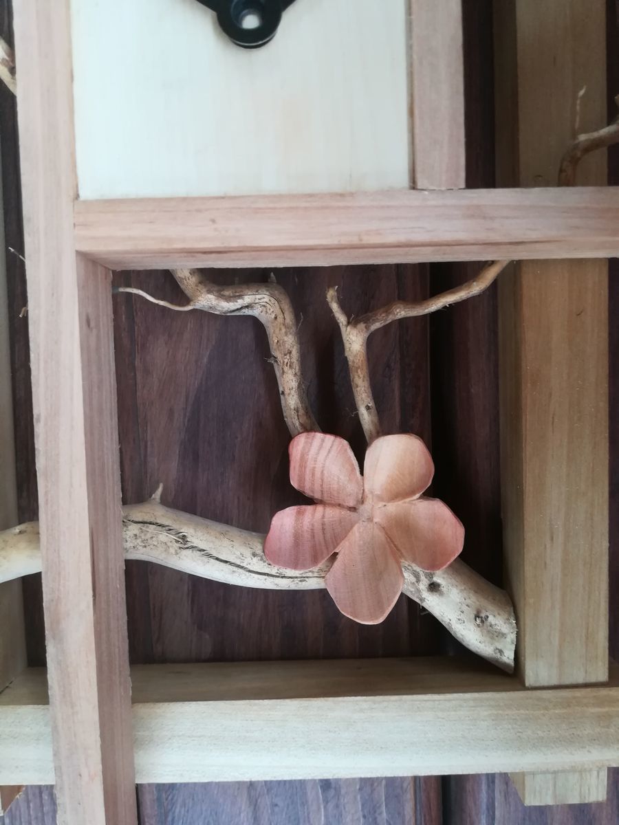 Wall clock Sakura - My, Clock, Wall Clock, Wood carving, Japanese style, Sakura, Video, Longpost