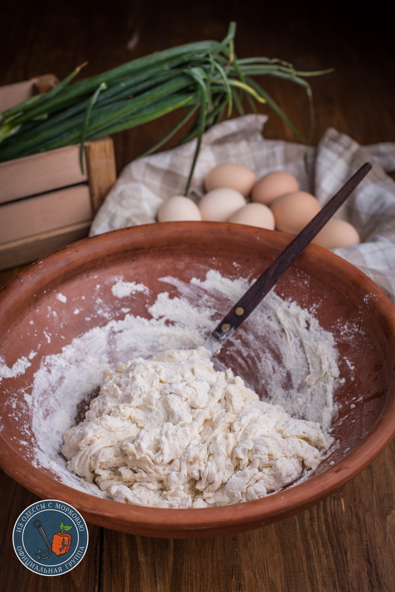 Пирожки добра). С зеленым луком и яйцом. - Моё, Из Одессы с морковью, Кулинария, Еда, Рецепт, Длиннопост, Фотография