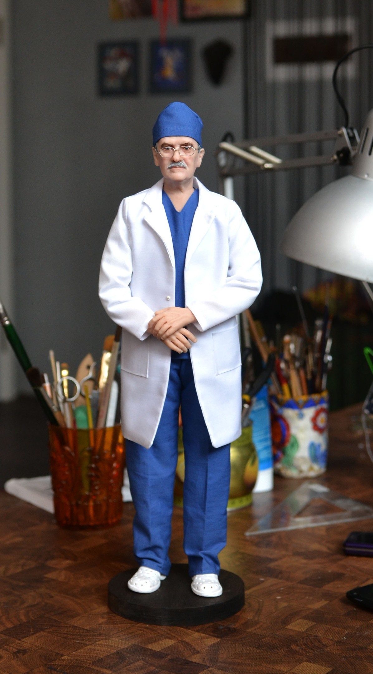 Portrait dolls. Doctors. - My, Medics, Portrait doll, With your own hands, Polymer clay, Longpost