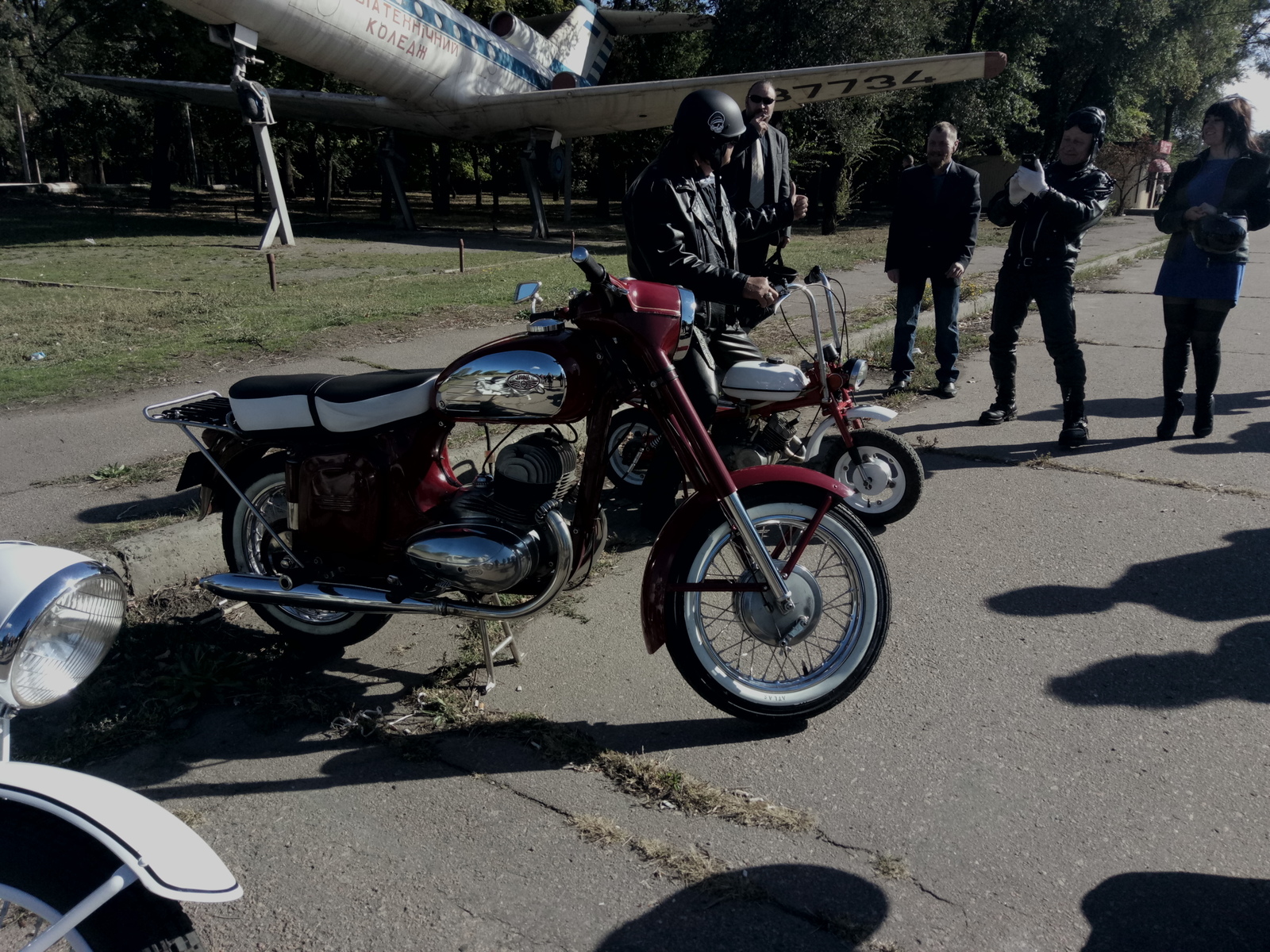 The Distinguished Gentleman's Ride 2018 in Krivoy Rog - My, Krivoy Rog, Motorcycles, Retro, Bikers, Moto, Longpost, , Motorcyclists