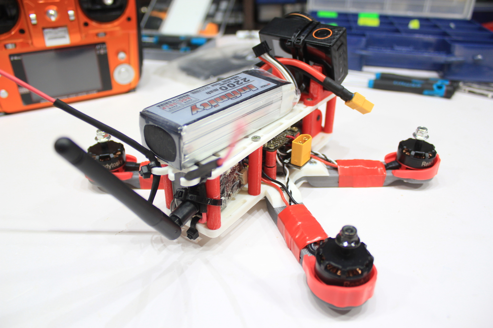 Racing FPV quadcopter on a 3D printer - My, 3D печать, Quadcopter, FPV, Akw, Video, Longpost