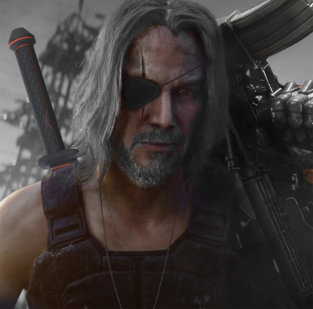 Keanu - Keanu Reeves, Bosslogic, Cyberpunk 2077, Longpost, Johnny Silverhand