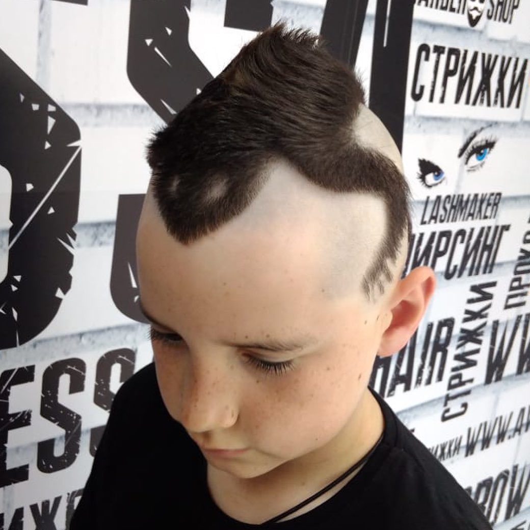 Lizard haircut - Стрижка, Barbershop, Lizard, Creative, Longpost