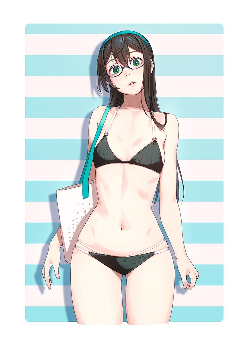 Ooyodo - Kantai collection, Ooyodo, Anime, Anime art, Swimsuit