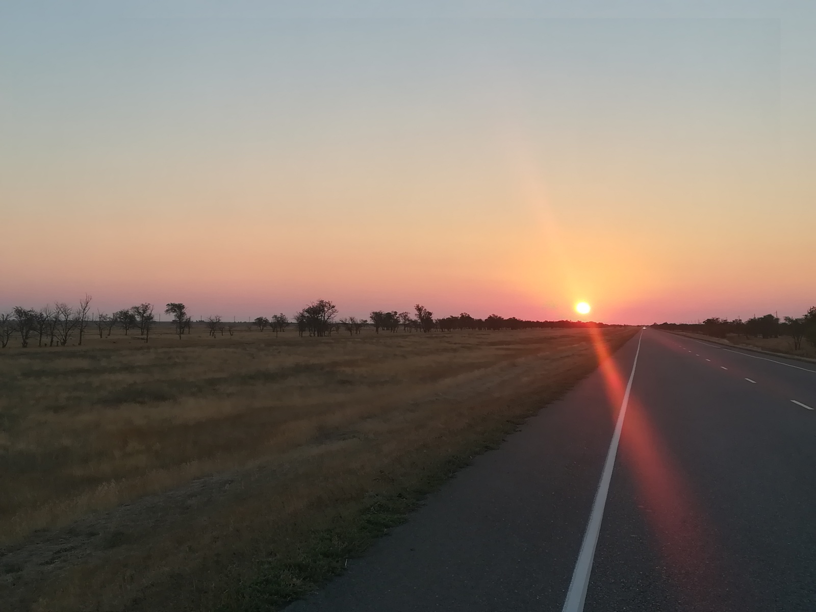 Kalmyk sunset - My, Kalmykia, Sunset, Beginning photographer, Nature