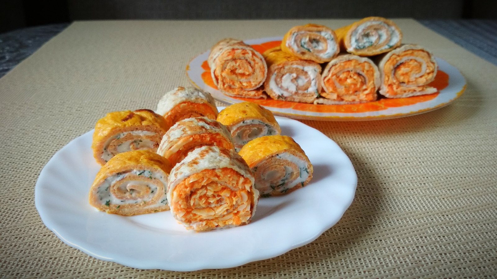 Appetizer Orange yummy! - My, Recipe, Chew-Ka!, Snack, Carrot, Cheese, Longpost, Cooking