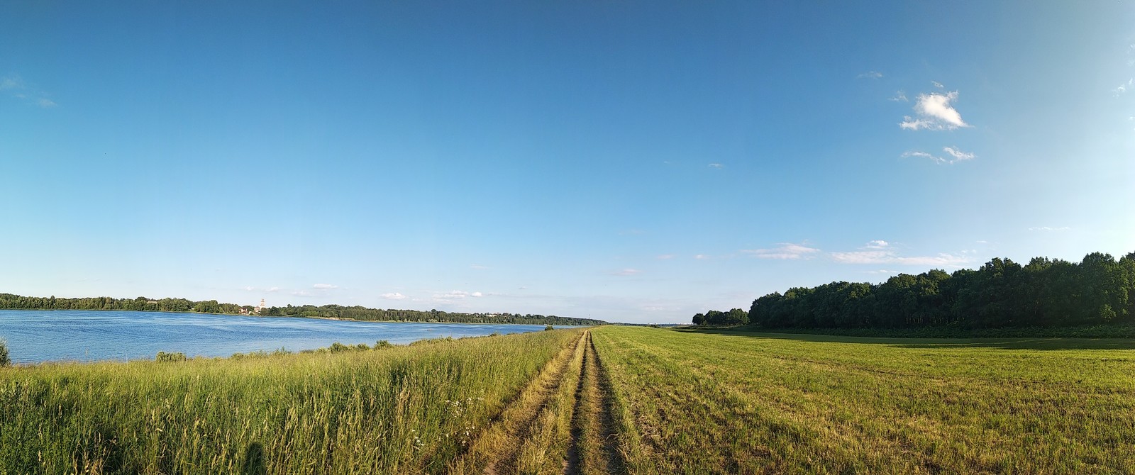 A little bit of beauty - My, Field, River, Volga, The photo, Nature, beauty, Open spaces, Longpost, Volga river