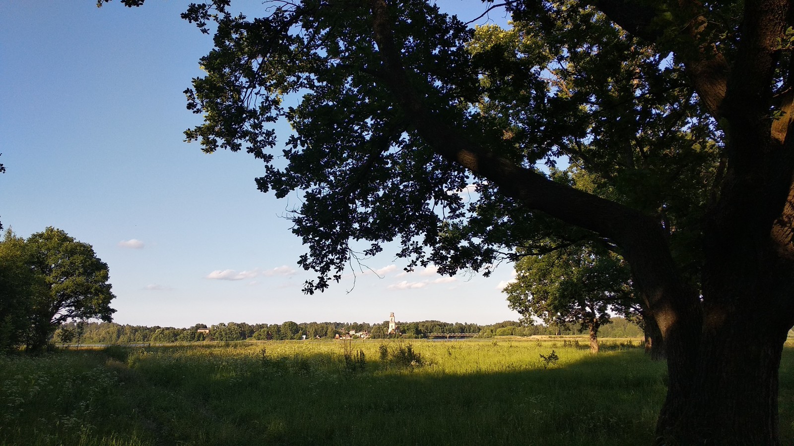 A little bit of beauty - My, Field, River, Volga, The photo, Nature, beauty, Open spaces, Longpost, Volga river