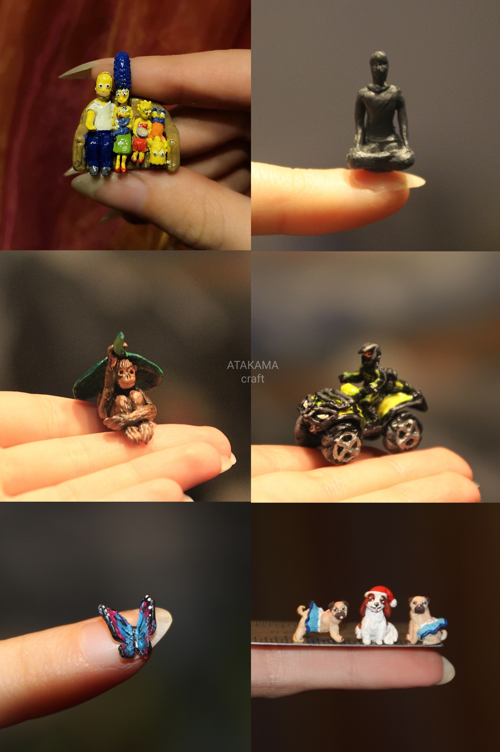 Miniature people, animals and houses - handmade figurines - My, Miniature, miniature things, Needlework without process, Miniatures, Handmade, Creation, Painting miniatures, Longpost