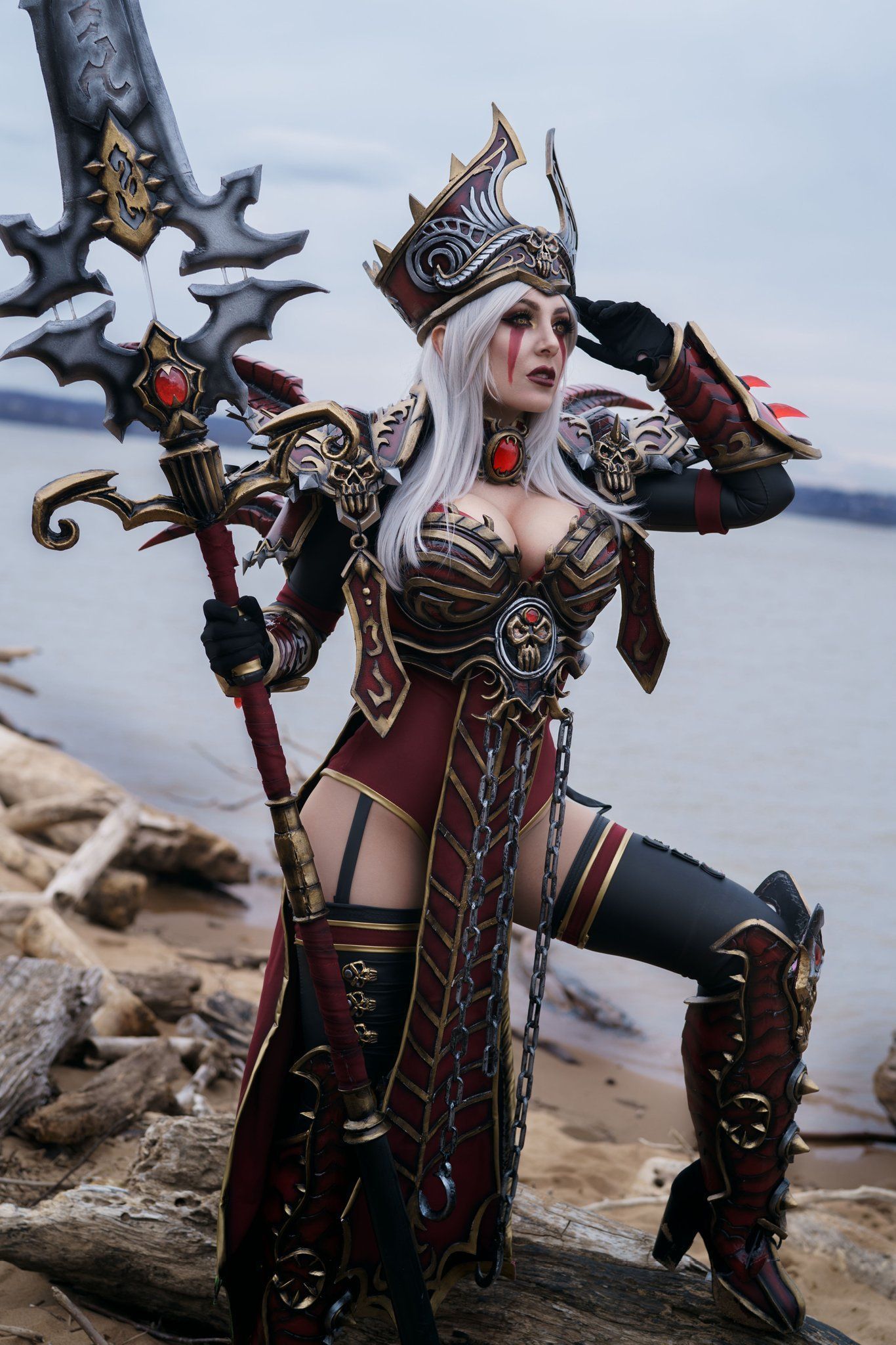 Sally Whitemane - Jessica Nigri - Jessica Nigri, Вайтмейн, Косплей, Косплееры, Костюм, Длиннопост, Алый орден