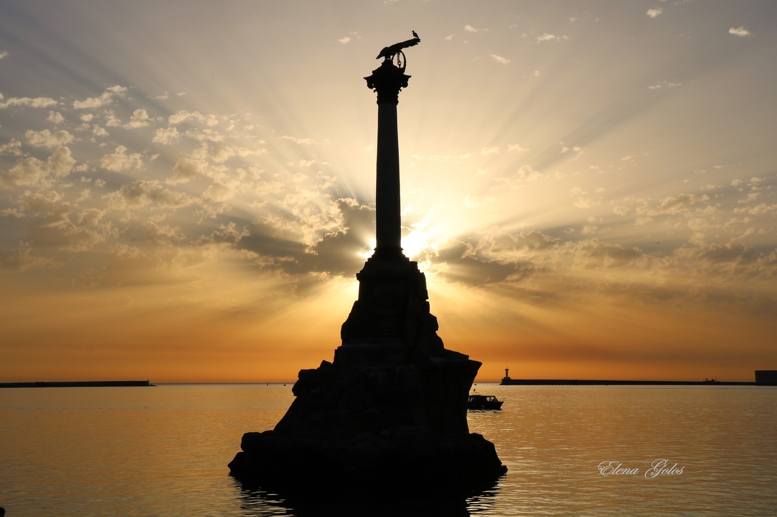 Golden evening in Sevastopol - My, Mother's, The photo, Sevastopol, Summer, Sea, Longpost