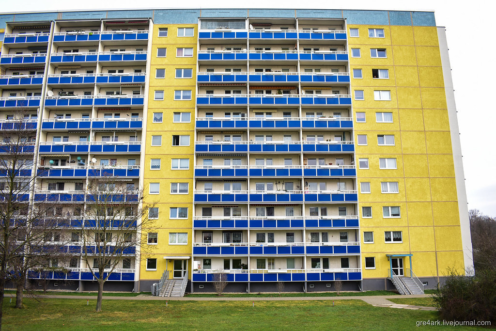 Panel heritage of the GDR. - GDR, Germany, Leipzig, Longpost, Architecture, Panel house