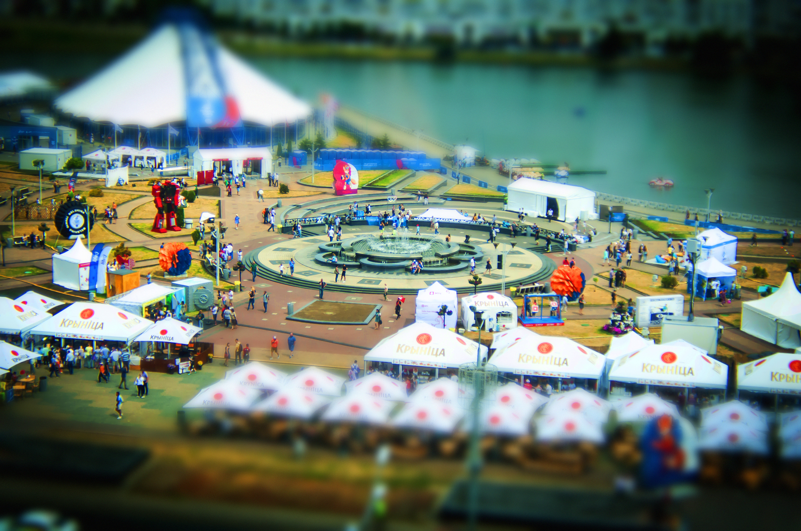 Европейские игры в Минске. Моя проба TILT SHIFT | Пикабу