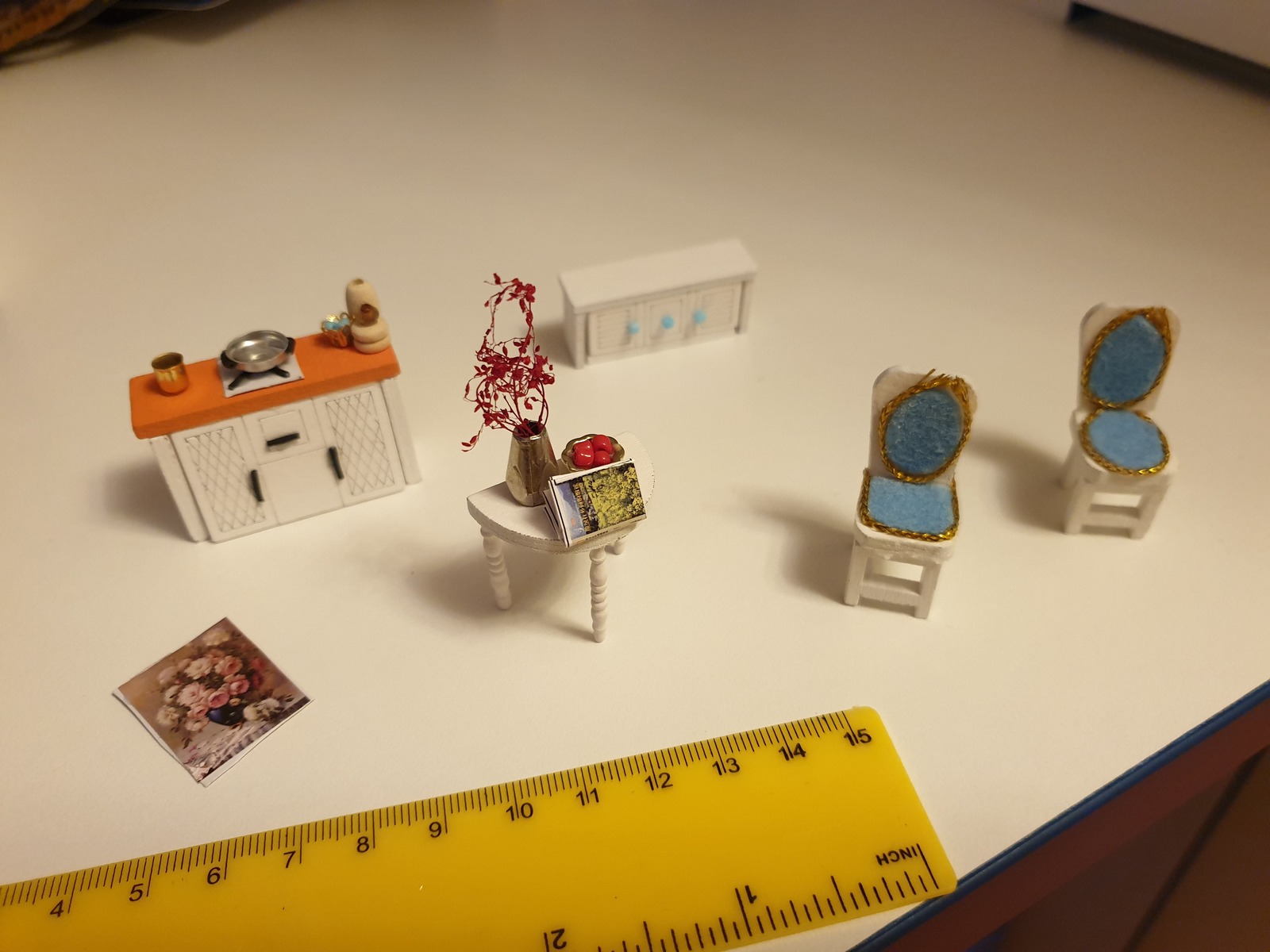 Roombox, miniature house, process - My, Roombox, Miniature, Longpost