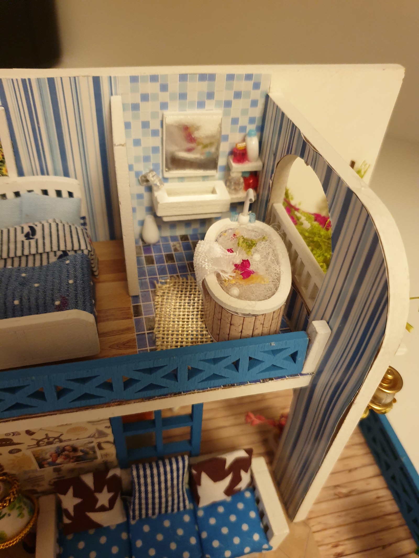 Roombox, miniature house, process - My, Roombox, Miniature, Longpost