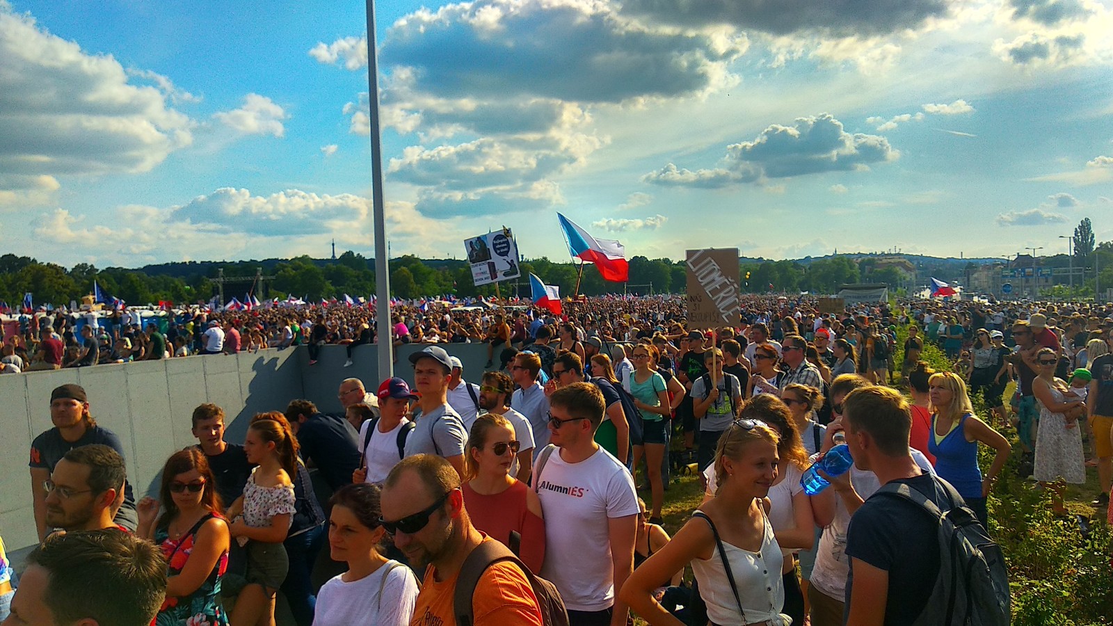 Demonstrations against Prime Minister Andrej Babis took place in the Czech Republic - My, Protest, Prague, Crowd, Rally, Czech, Politics