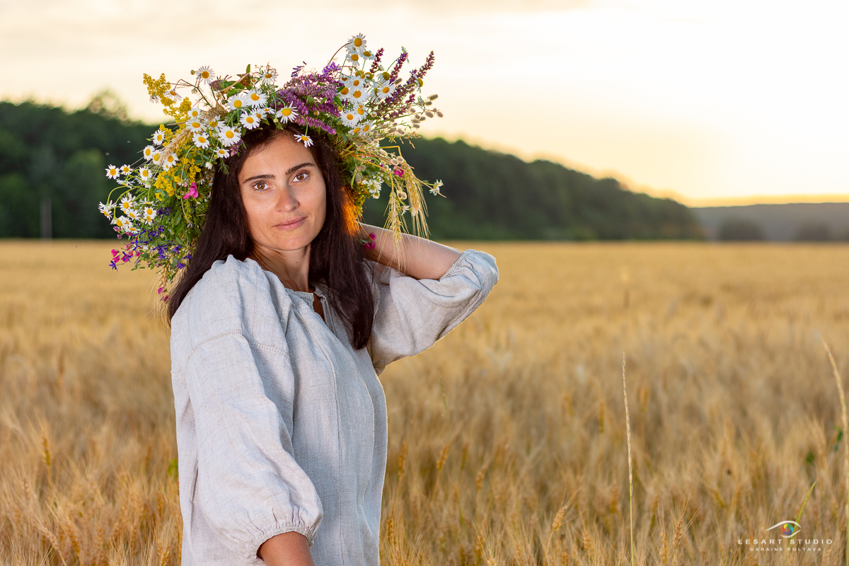 Portrait in the field - My, Wheat, Field, Sunset, Poltava, Nikon d7200, Nikkor 50mm 18D