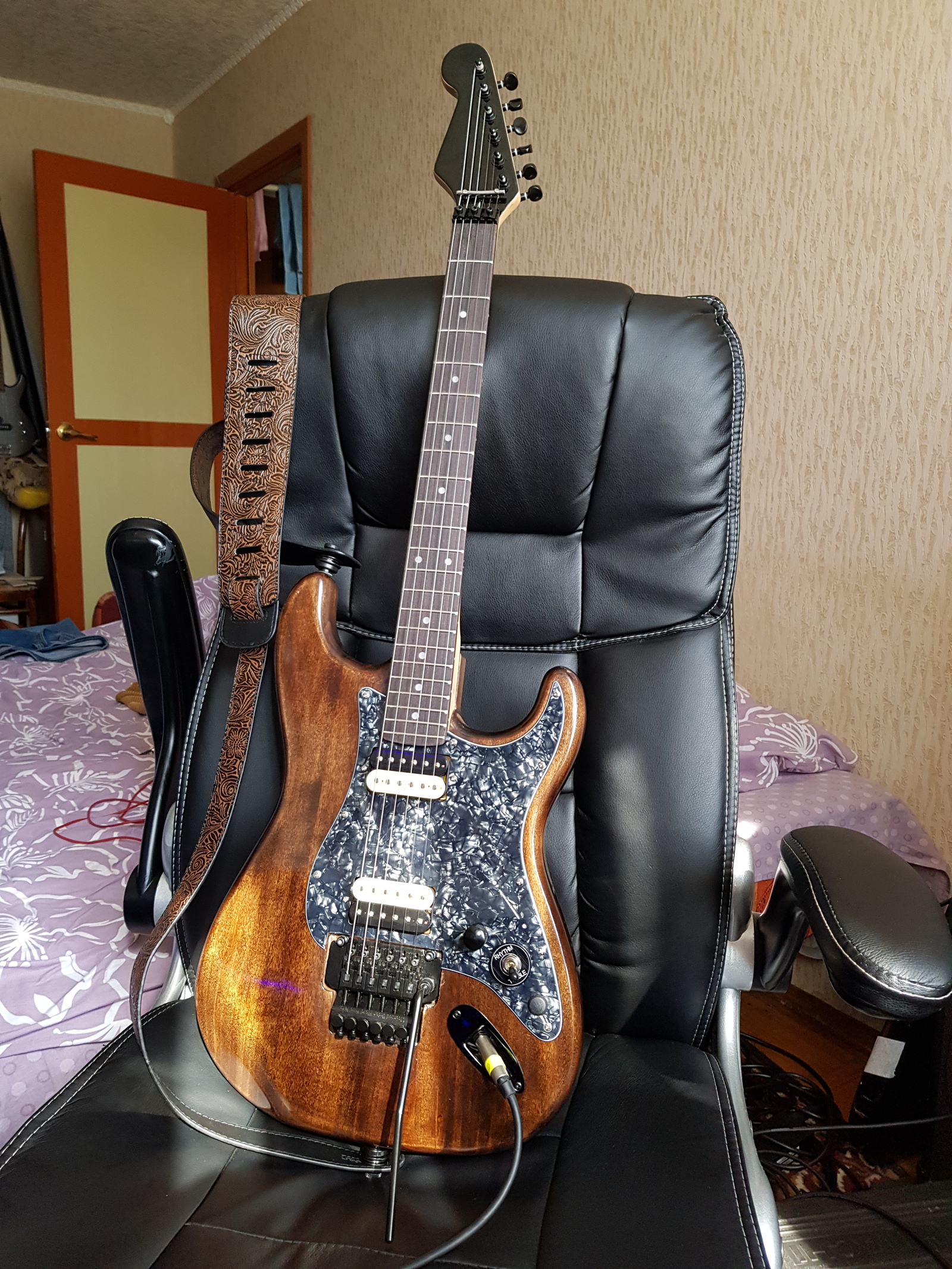 Assembly of AliCaster - My, Guitar, With your own hands, Stratocaster, Assembly, Longpost