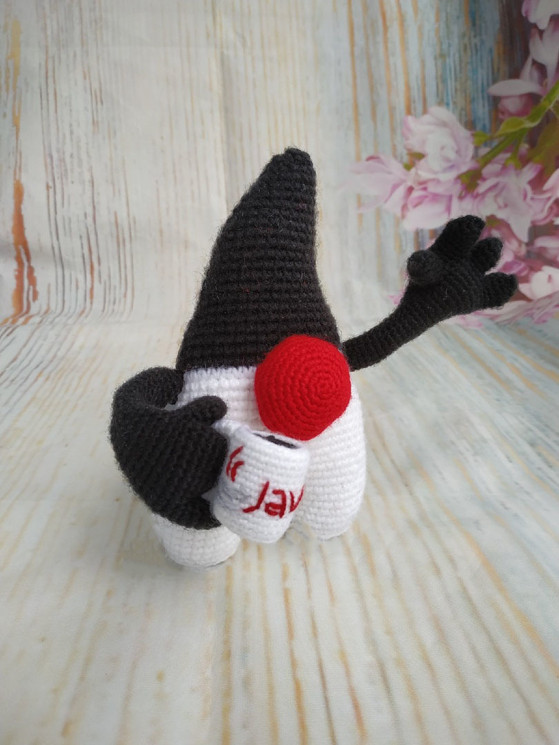 My Duke =) - My, Java, Mascot, Needlework without process, Duke, Knitted toys, Longpost