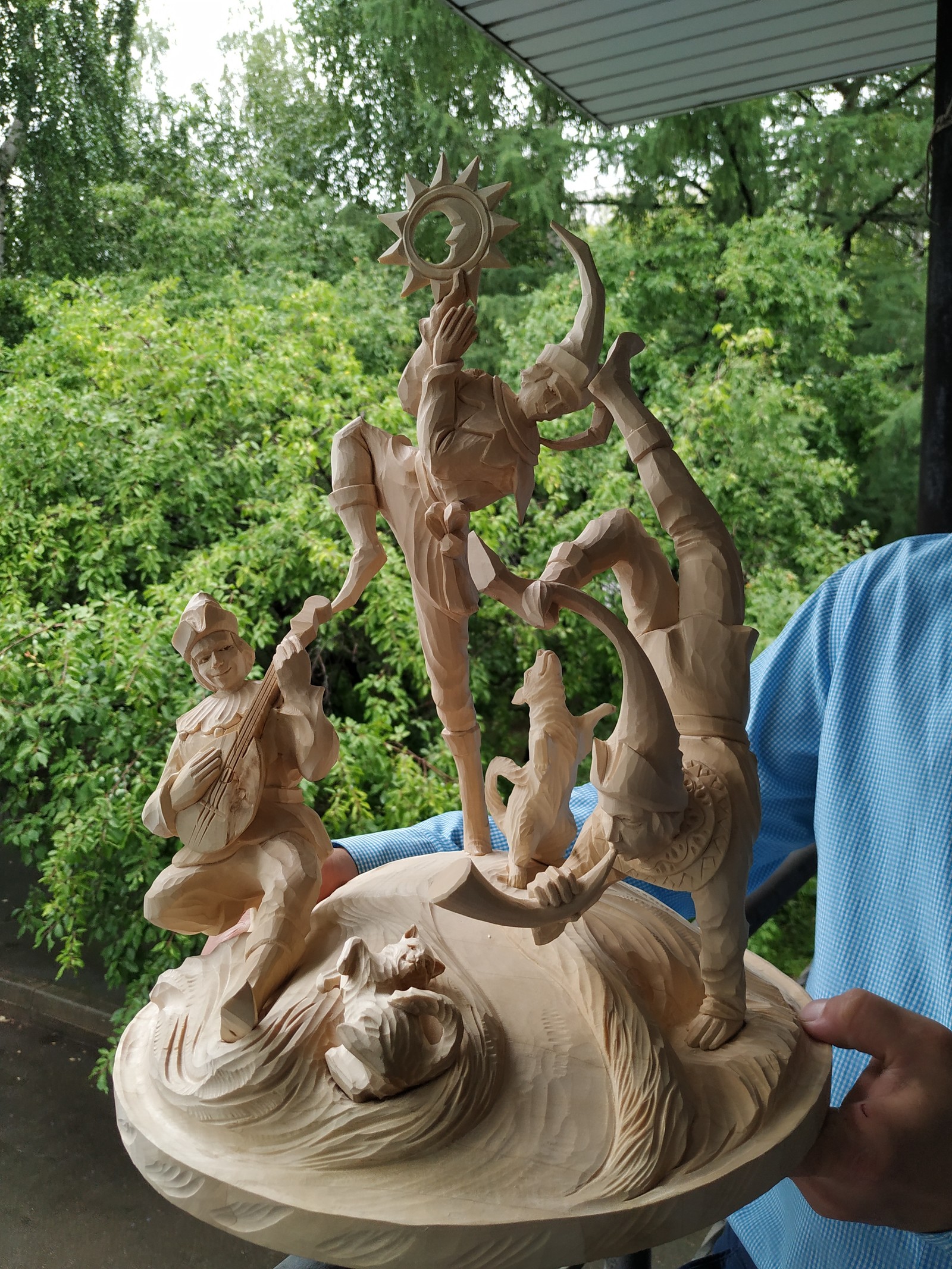 Handmade, wood carving - My, Wood carving, Sculpture, Carved