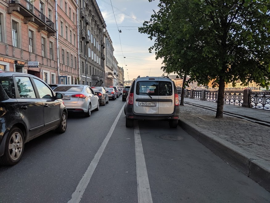 Пост справедливости.Борьба за велосипедные дорожки в Питере - Моё, Стопхам, Велоспорт, Санкт-Петербург, Благоустройство, Велодорожка, Нарушитель, Нарушение ПДД, Длиннопост