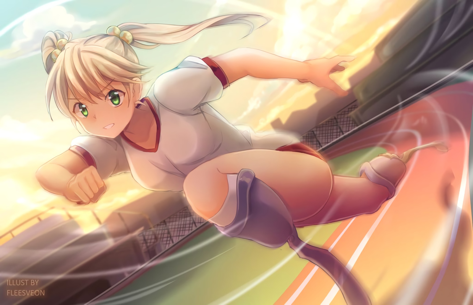 Run - Katawa shoujo, Emi Ibarazaki, Anime art, Anime, Visual novel, Not anime, Art