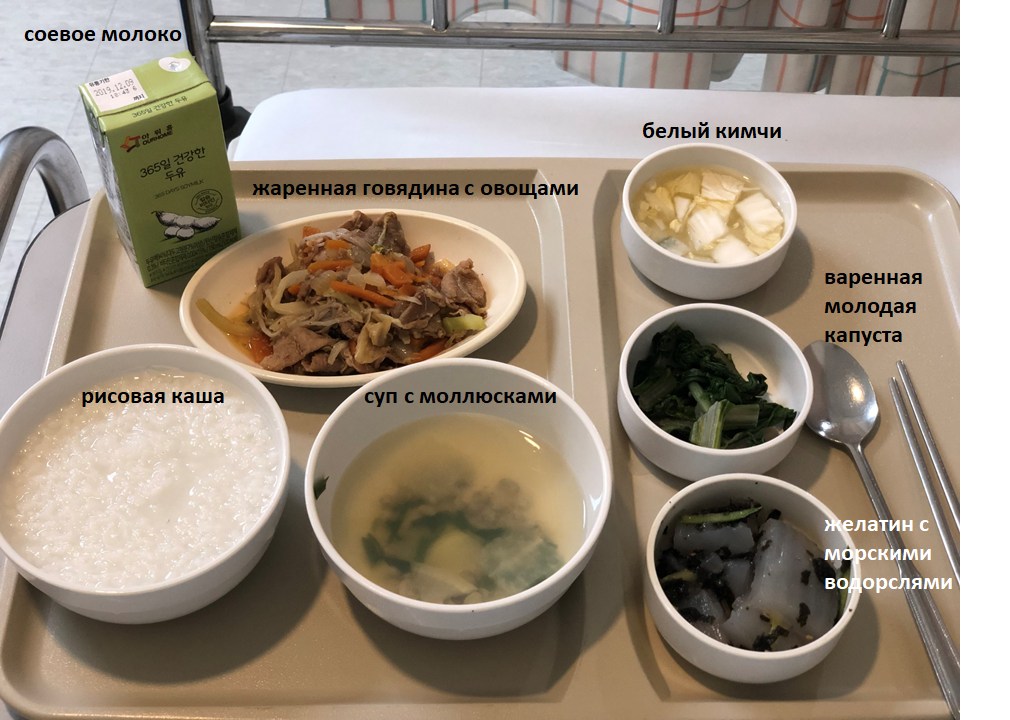 What is fed in a Korean hospital - My, Корея, South Korea, Hospital, Food, The photo, Video, Longpost