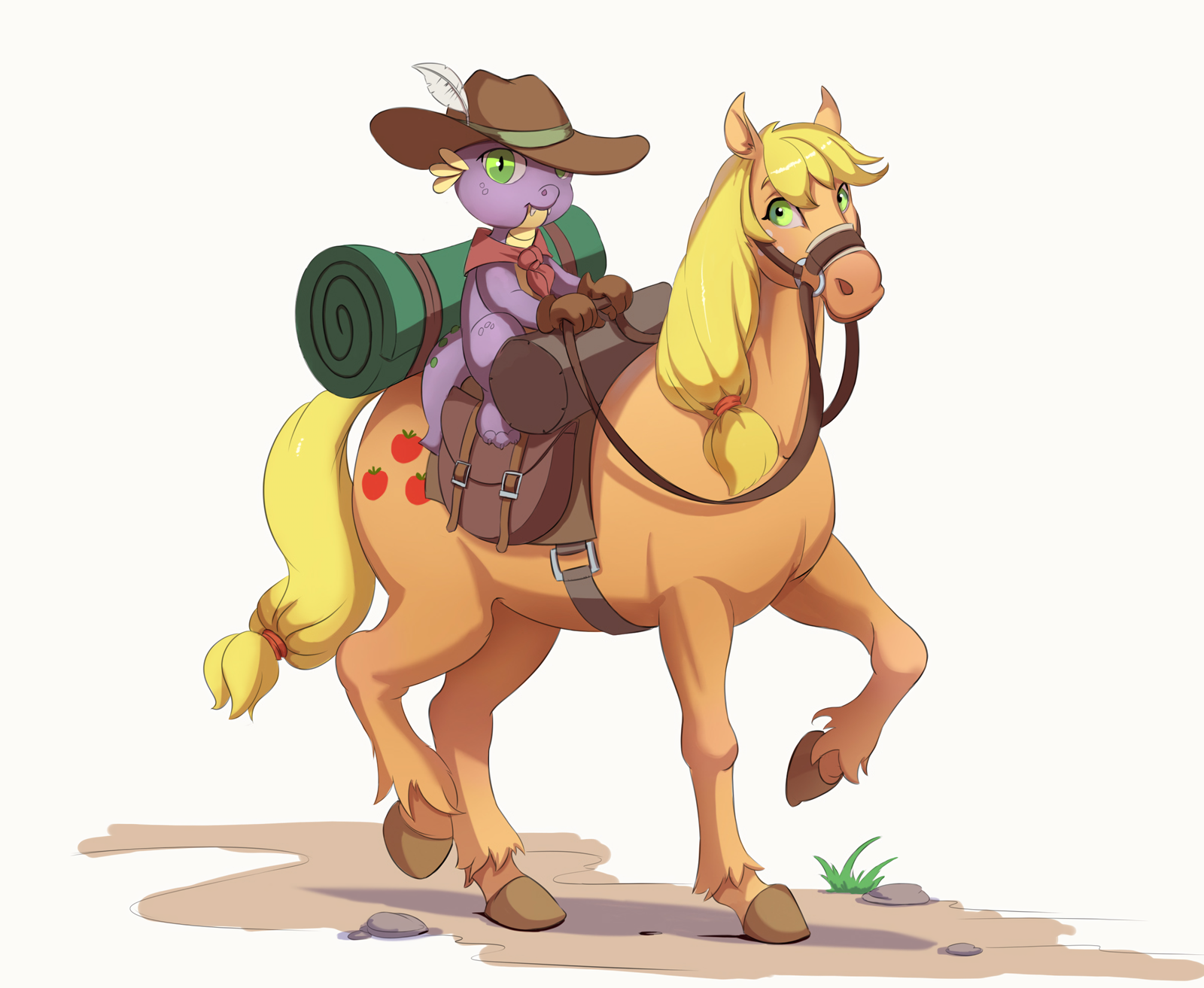 Travelers - My Little Pony, Spike, Applejack, Jotun22