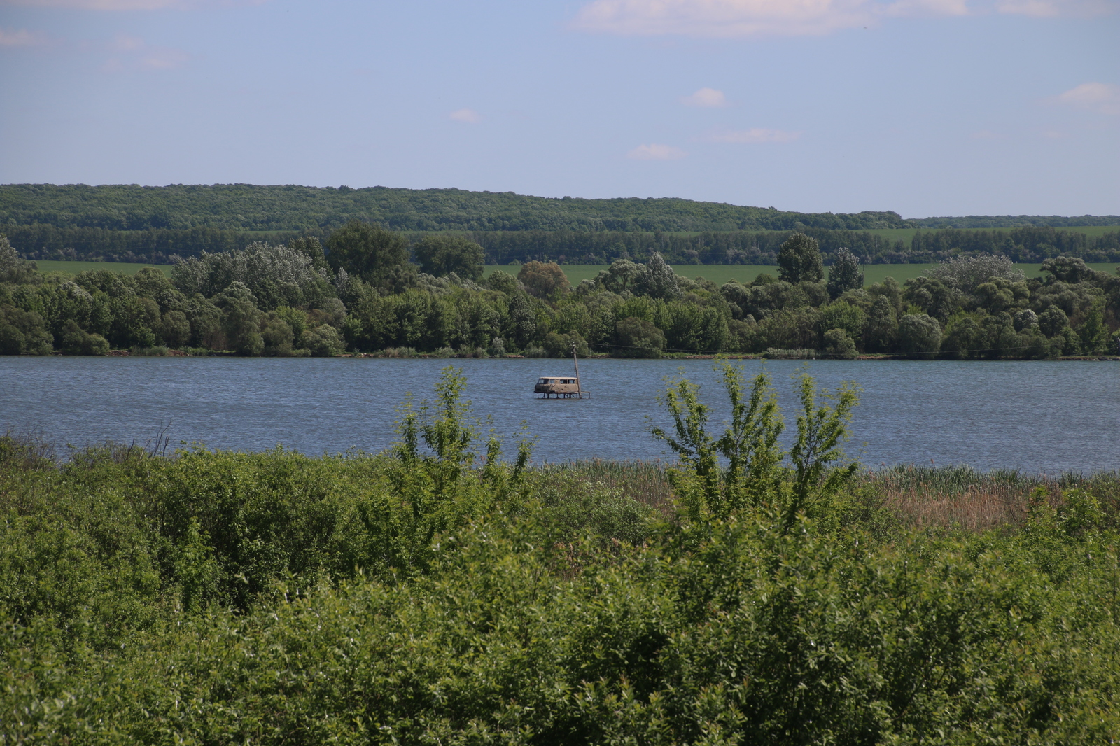 UAZ in the middle of a pond - My, UAZ, Interesting, Find, Longpost