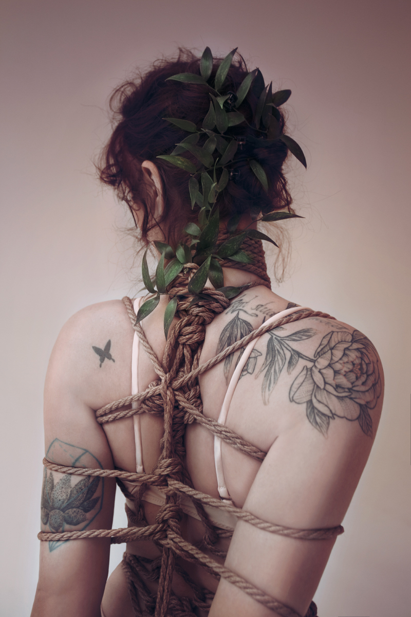 Senedy spring photoshoot - NSFW, My, Shibari, Bondage, Beautiful girl, Longpost