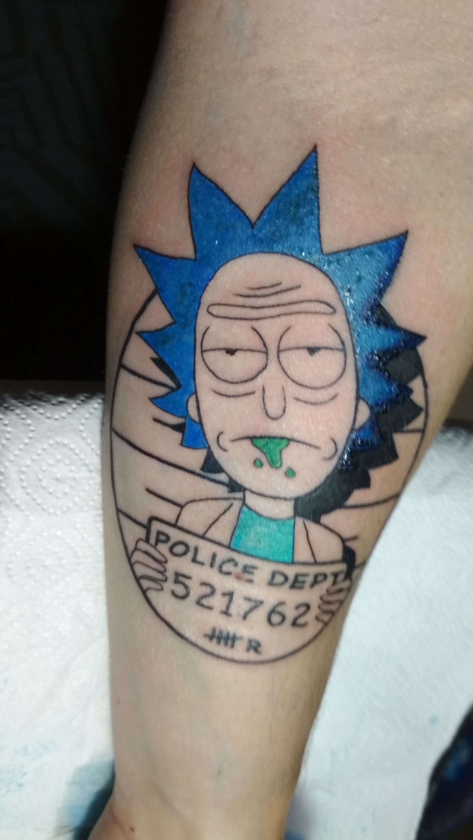 FreeRick - My, Tattoo, Rick and Morty, Rick Sanchez, Longpost