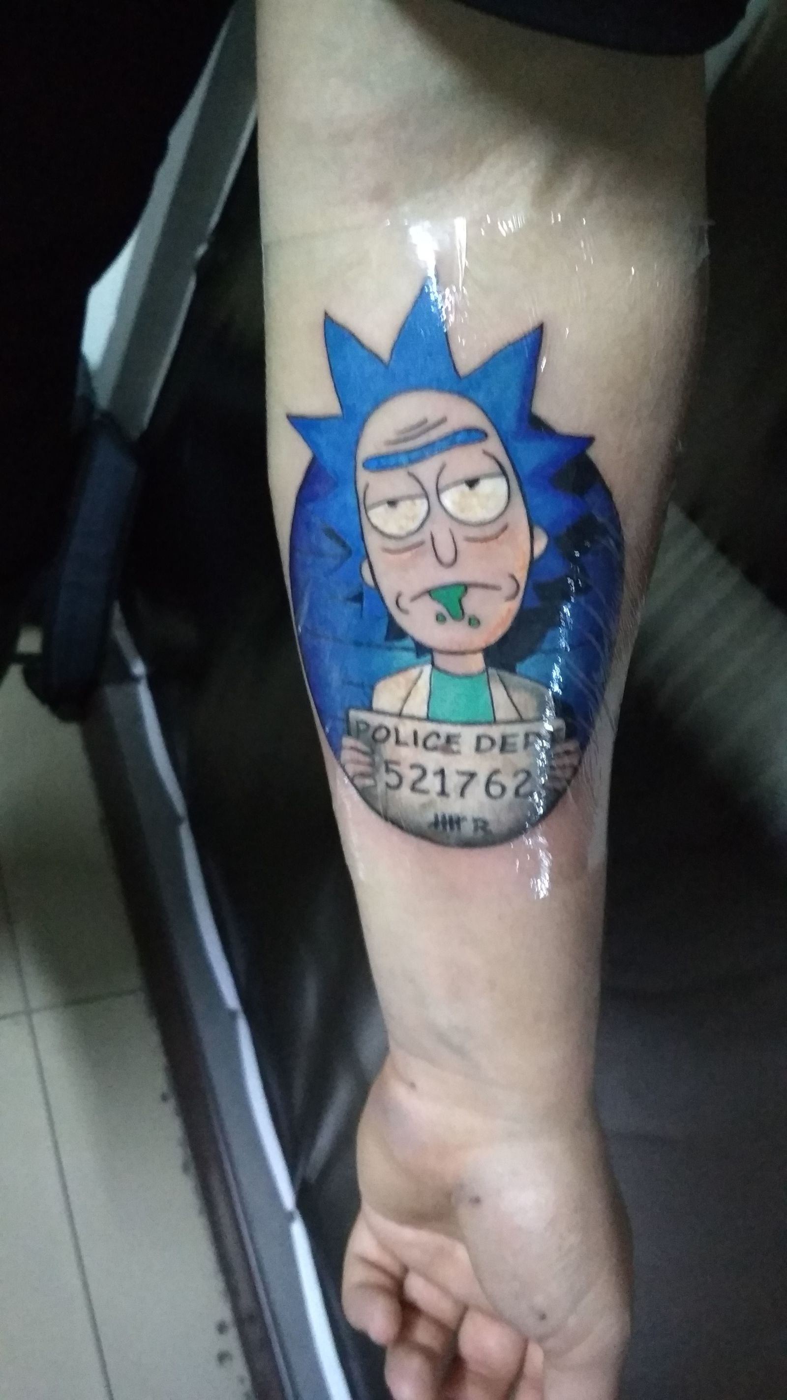 FreeRick - My, Tattoo, Rick and Morty, Rick Sanchez, Longpost