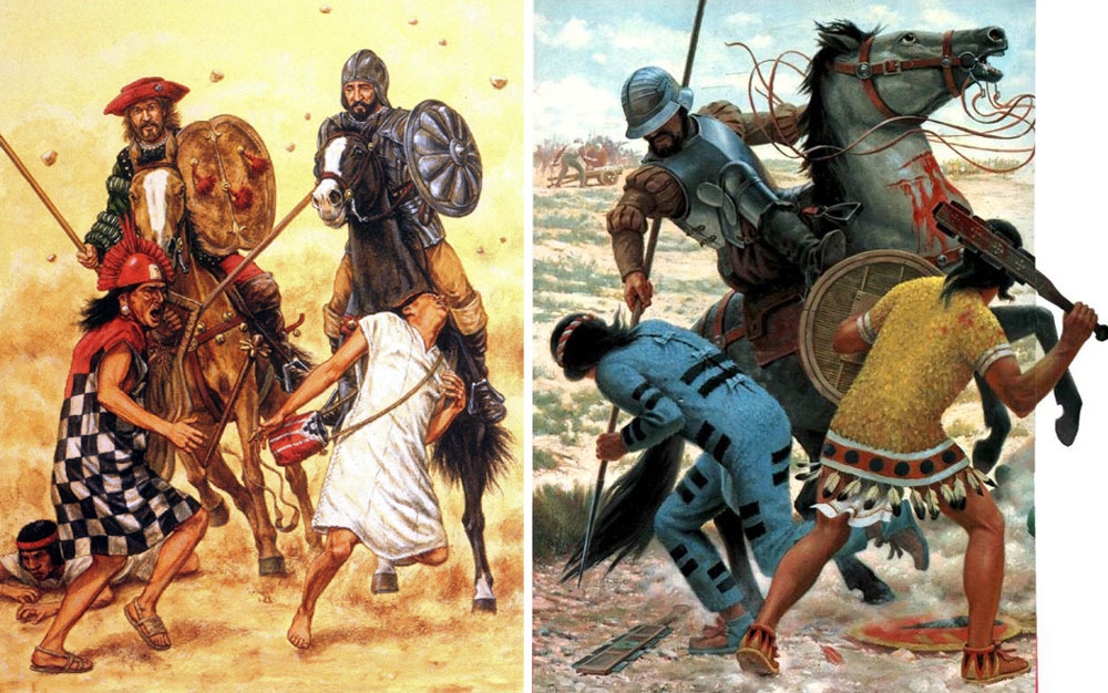 Steel against stone. Conquistadors. - Aztecs, Conquistadors, Longpost, Story