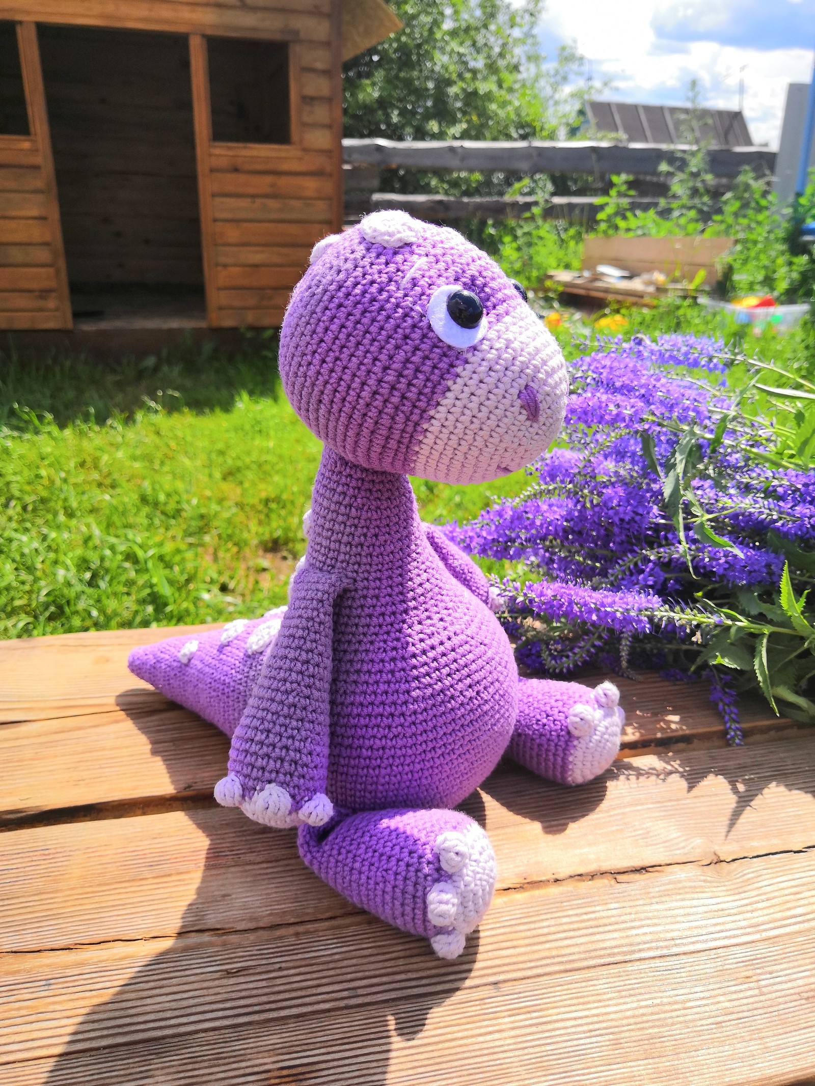 Dinosaur - My, Knitting, Crochet, Knitted toys, Toys, Dinosaurs, Longpost