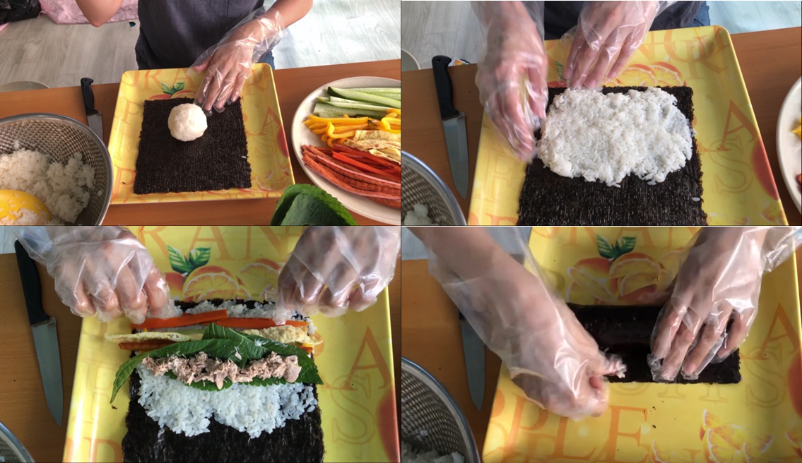 Cooking Korean rolls - Kimbap! - My, Корея, South Korea, Recipe, Korean food, Food, The photo, Video, Longpost, Rolls