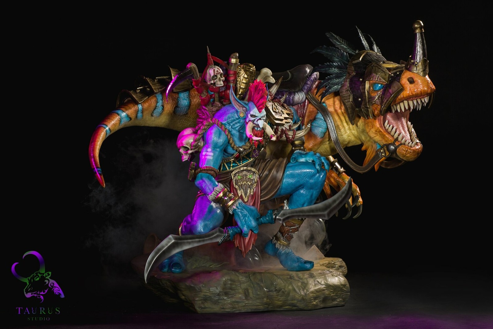 Vol`jin statue. - Art, Sculpture, Horde, Troll, Volgin, Longpost, Wow, World of warcraft