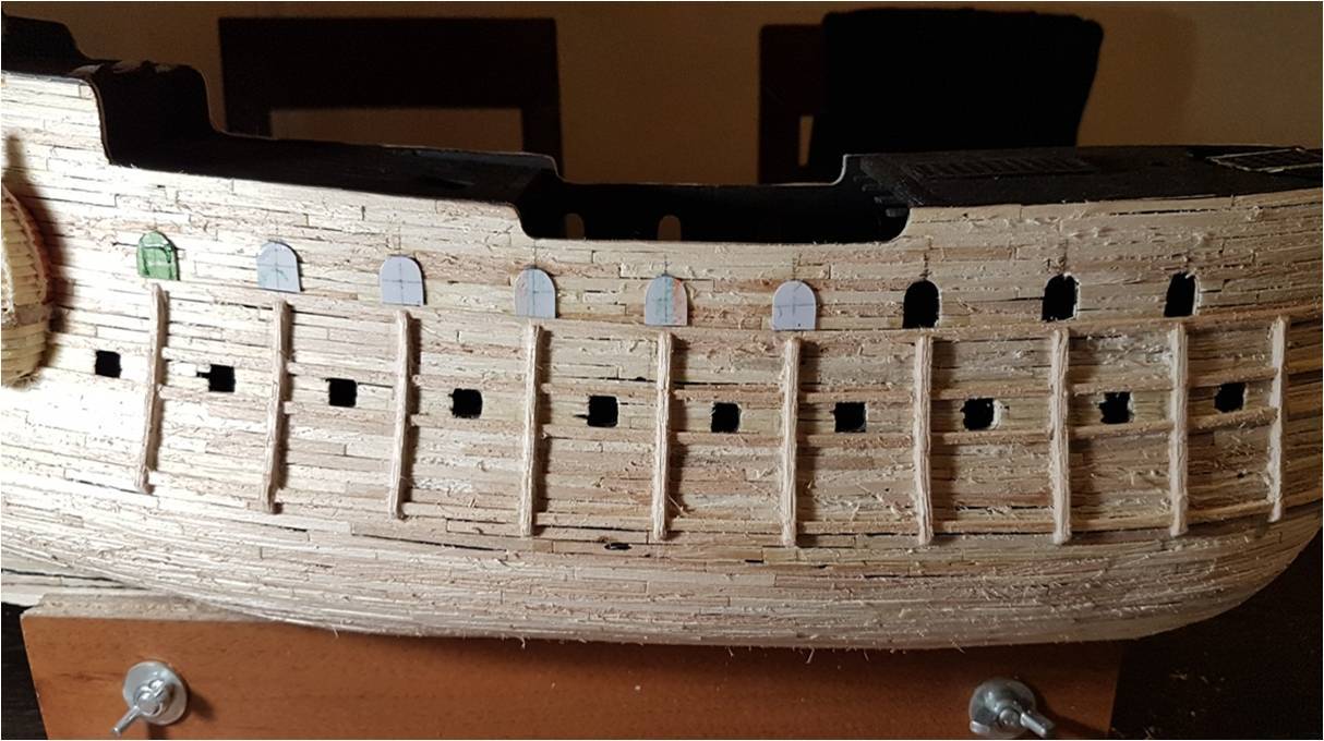 Continuation of the construction of the model of the ship Flying Dutchman from the garbage. part 7 - My, Flying Dutchman, With your own hands, Ship modeling, Longpost