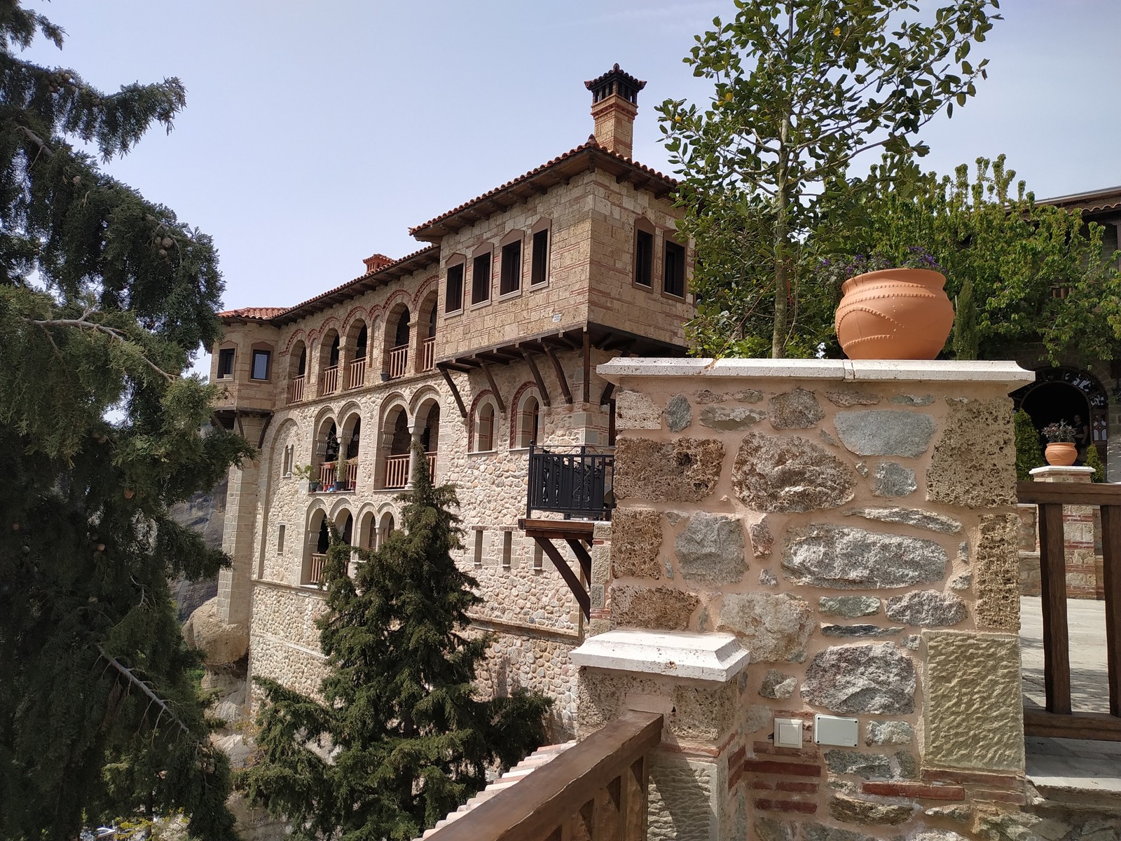 Greece. Meteora monasteries. - My, Greece, , The mountains, Longpost, Meteora Monastery