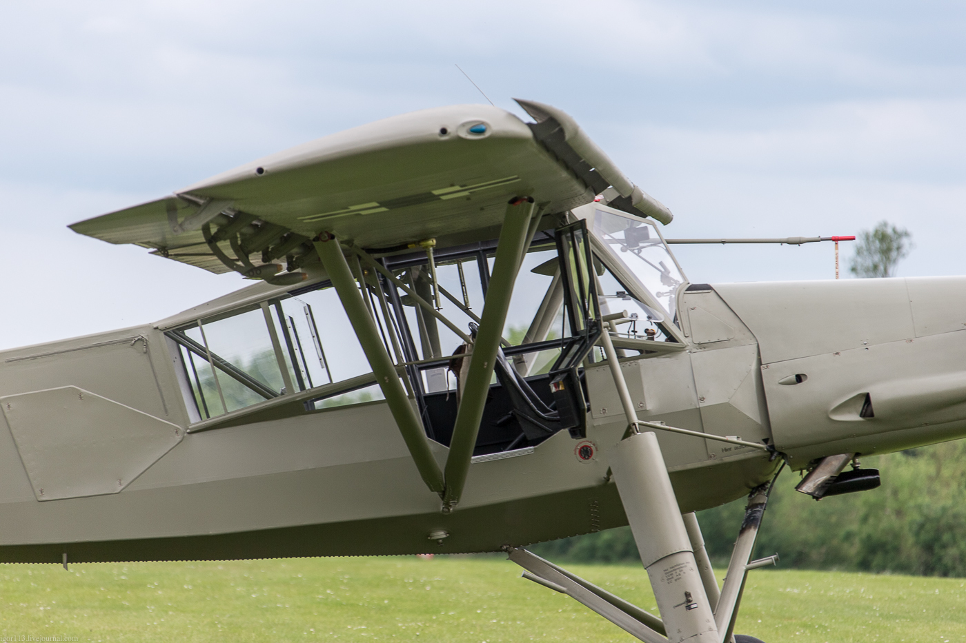 Аист на авиашоу в Шатллворте.Fieseler Fi 156 Storch - Германия, Вторая мировая война, Шторьх, Авиашоу, Длиннопост