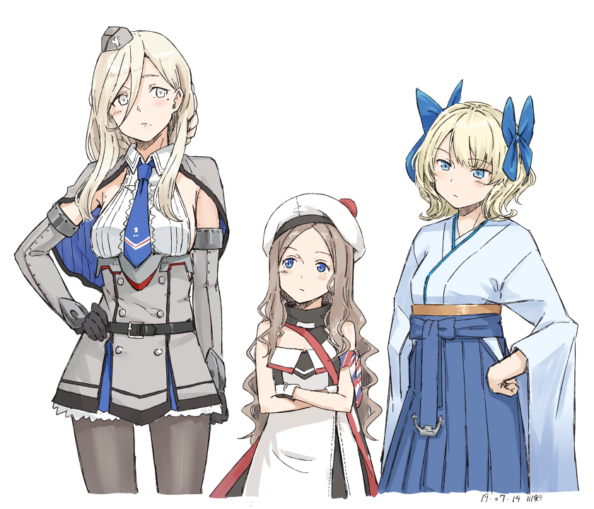 Cuties - Kantai Collection, Richelieu, Asakaze, Uss Colorado, Аниме, Anime Art