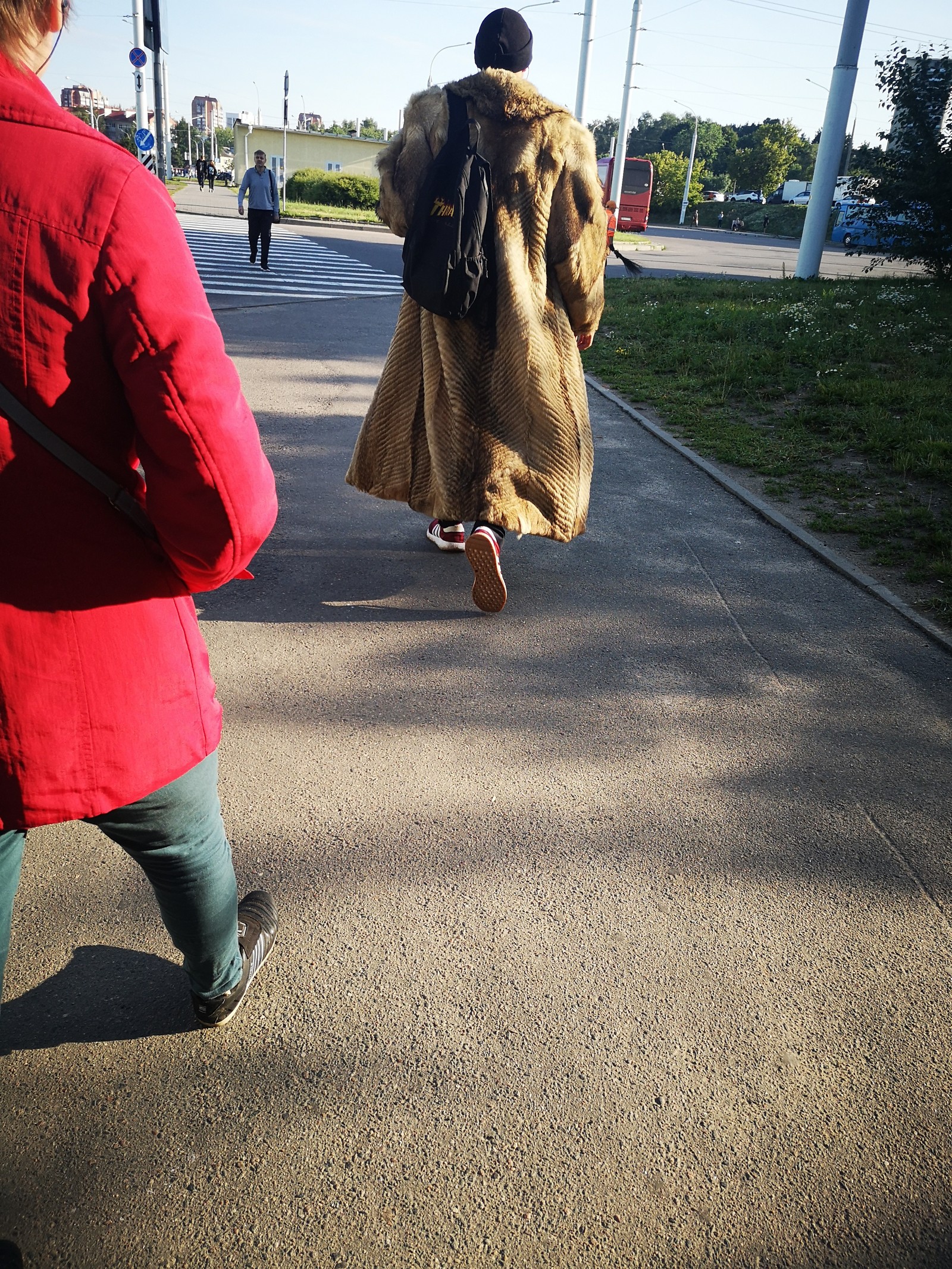 When the mother allowed to keep the change for herself) (Minsk) - My, Fur coat, Republic of Belarus, Minsk, Fashion, Longpost