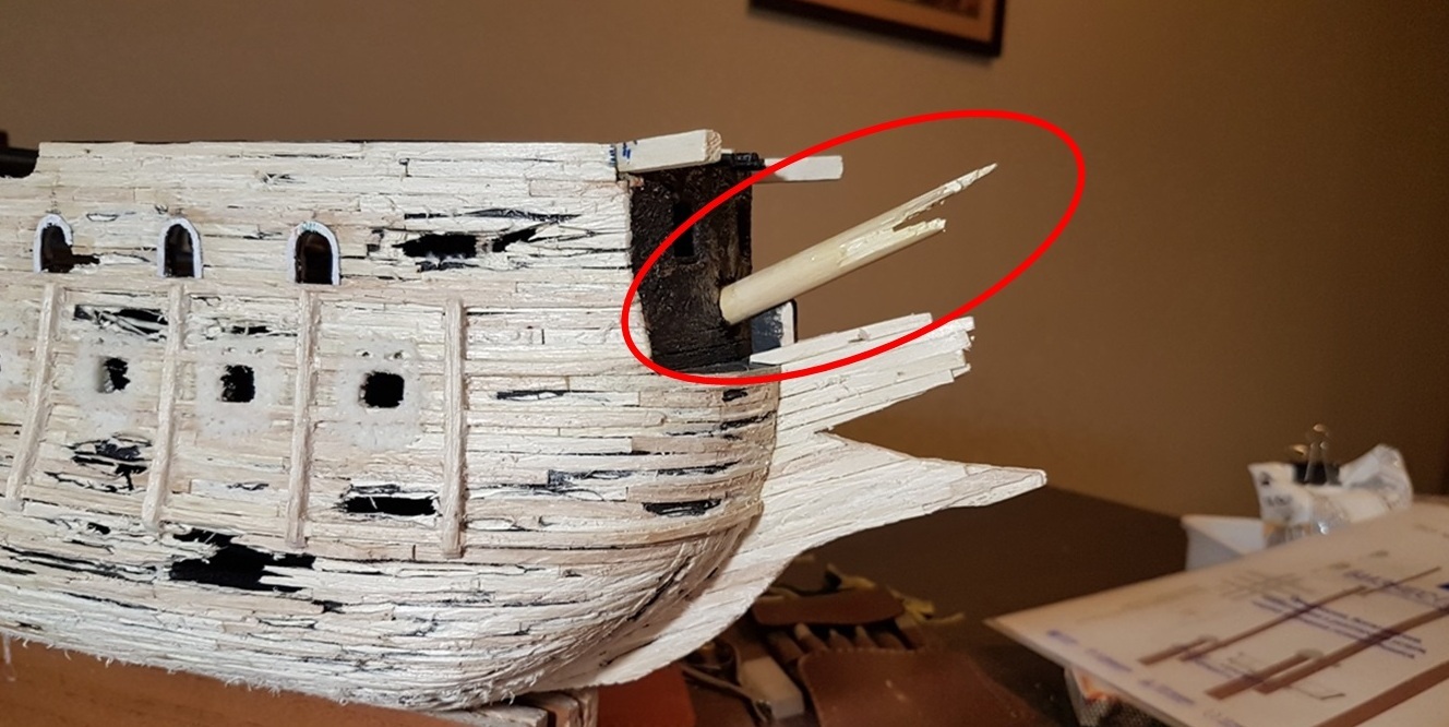 Continuation of the construction of the model of the ship Flying Dutchman from the garbage. part 8 - My, Flying Dutchman, With your own hands, Ship modeling, Longpost