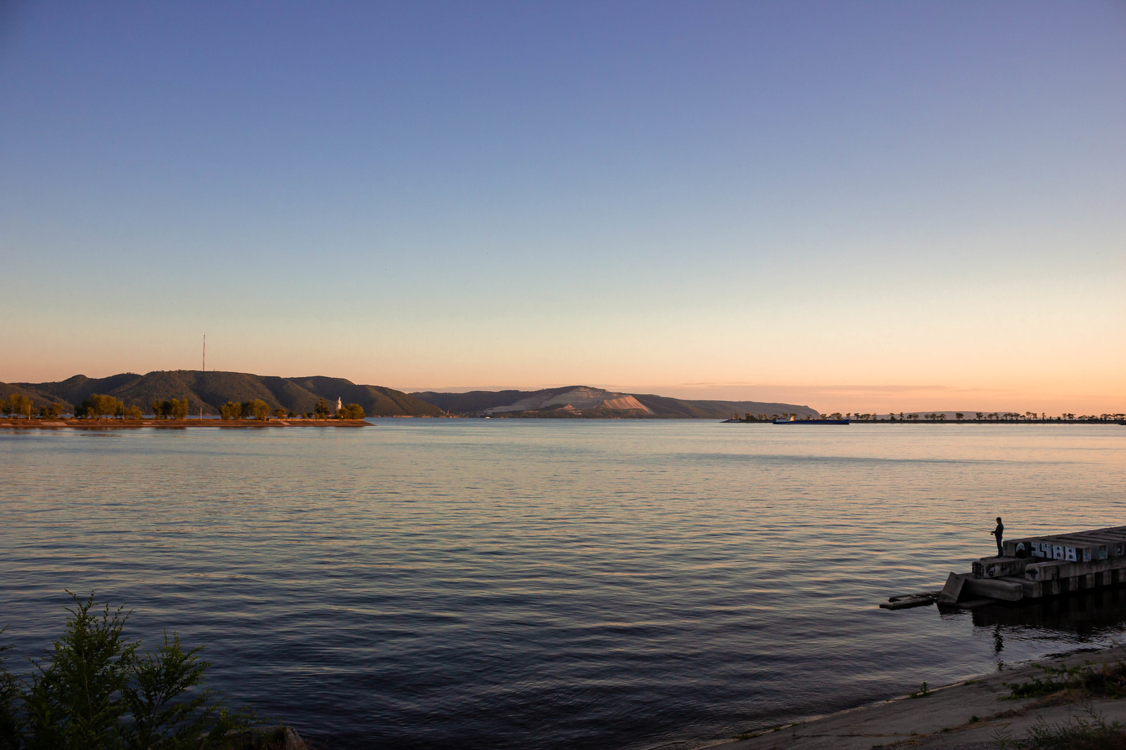 Volga, mountains - My, The photo, Nature, Landscape, Volga, The mountains, Sunset, Beginning photographer, I want criticism, Volga river