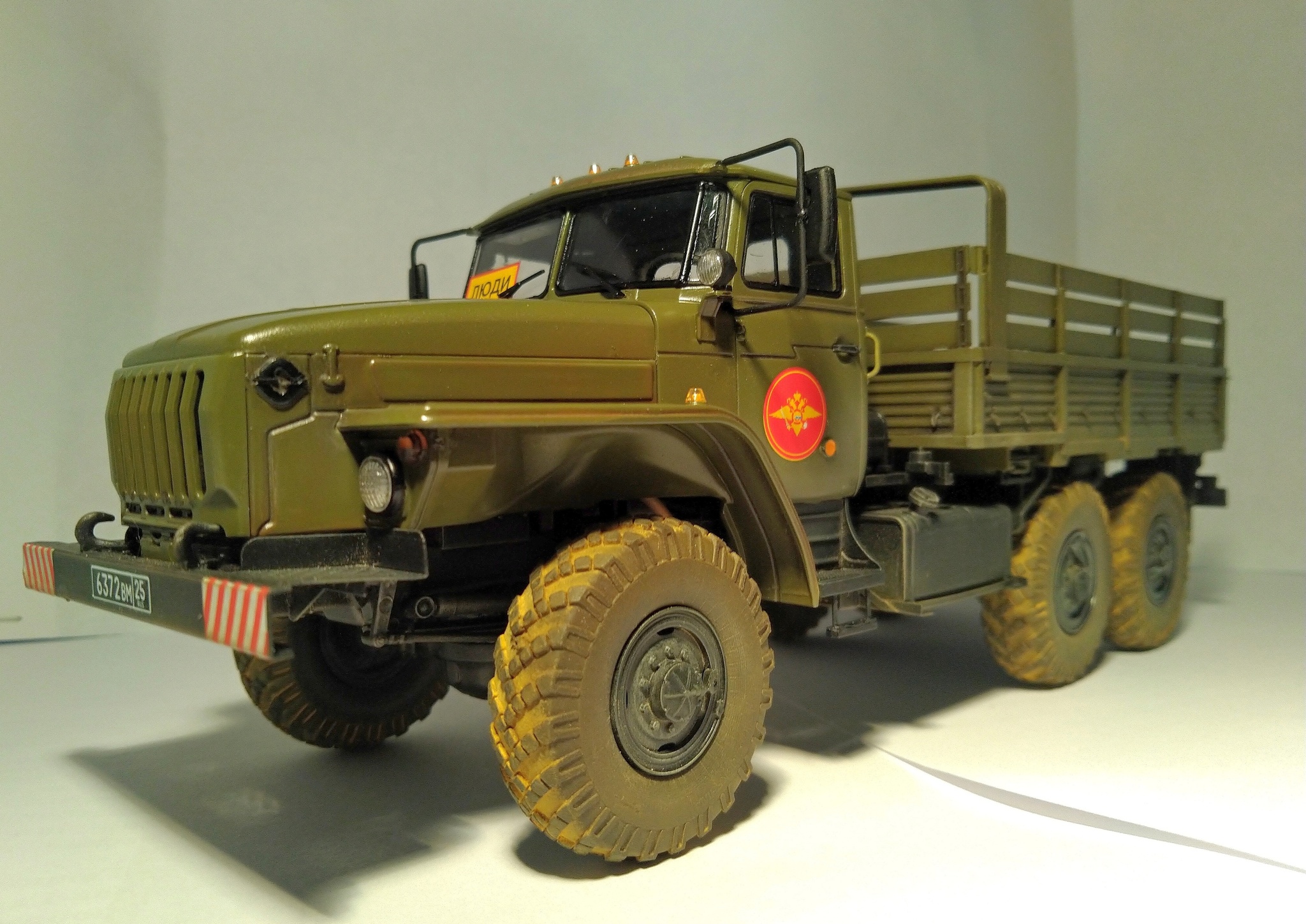 Урал-4320-31, 1:35 - Моё, Моделизм, Масштабная модель, Урал 4320, Длиннопост