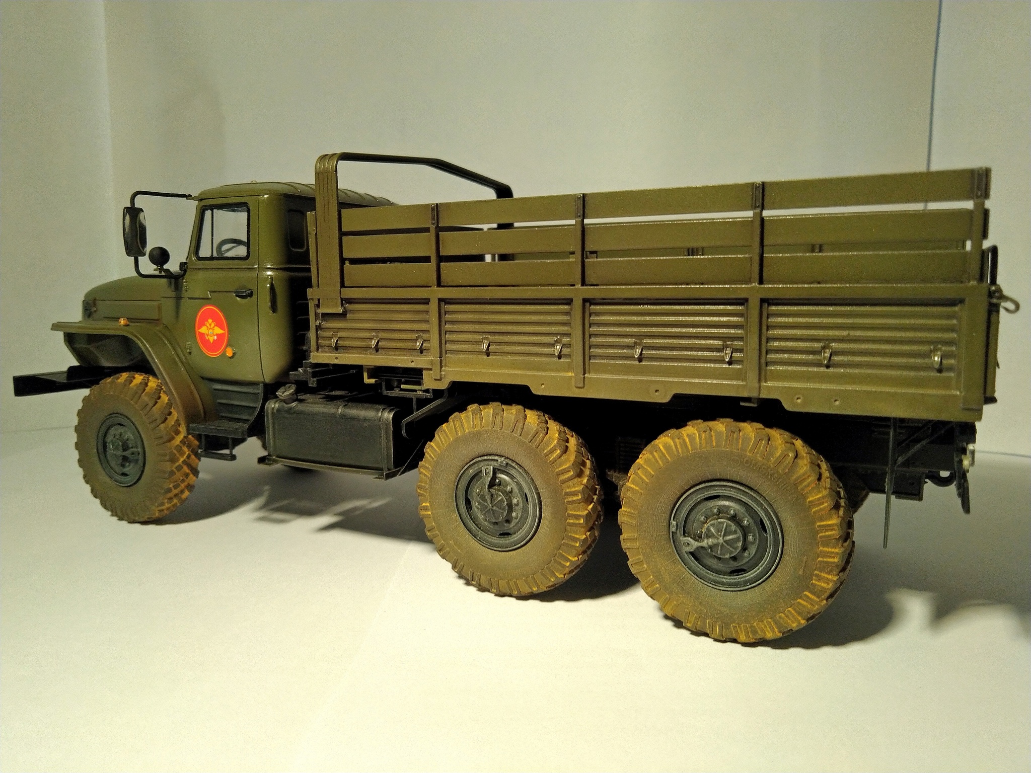 Урал-4320-31, 1:35 - Моё, Моделизм, Масштабная модель, Урал 4320, Длиннопост