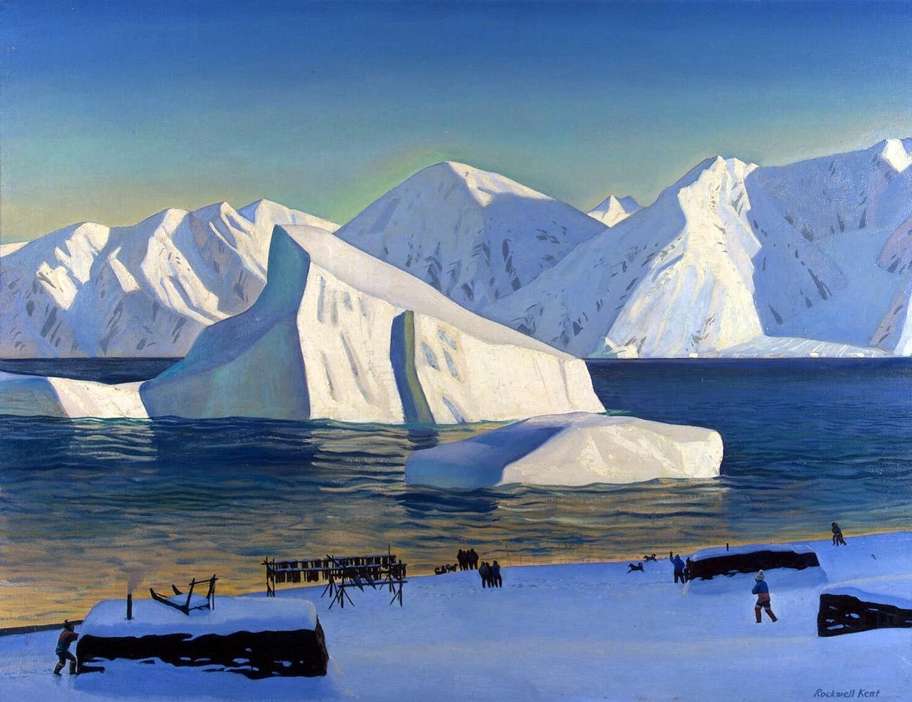 Paintings by Rockwell Kent - Painting, Art, Color, Landscape, Longpost