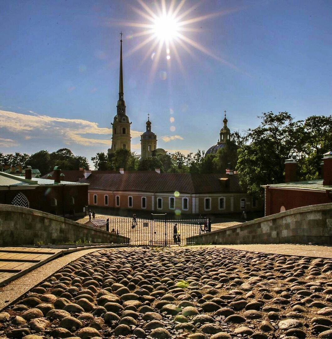 Обыкновенное чудо! Солнце над Петропавловкой - Петропавловская крепость, Санкт-Петербург, Солнечно, Фотография, Солнце