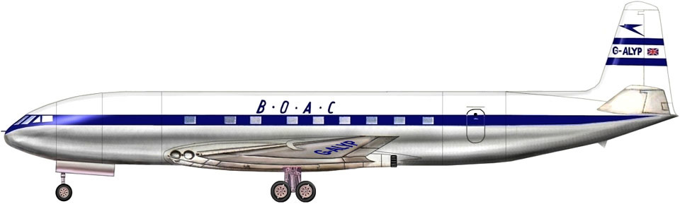 Смертоносная комета.De Havilland DH.106 Comet. - Англия, Авиалайнер, Комета, Длиннопост